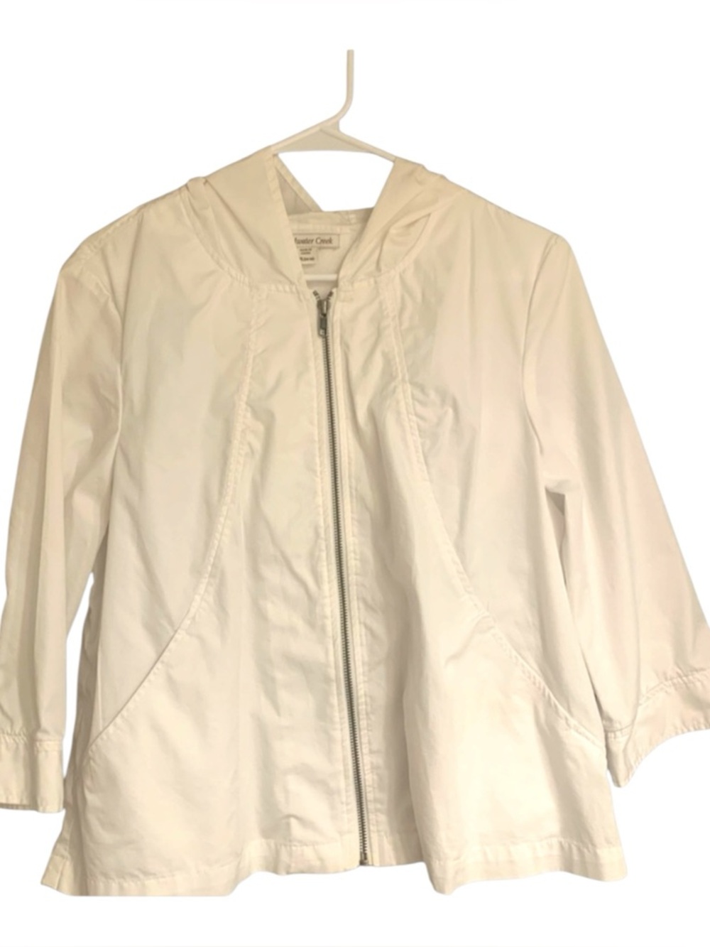 Coldwater Creek petite large white jacket